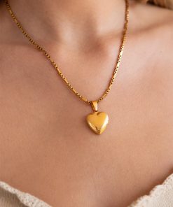 Evie Jewelry Heart Locket Necklace