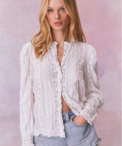 Jacque Cotton Blouse Top