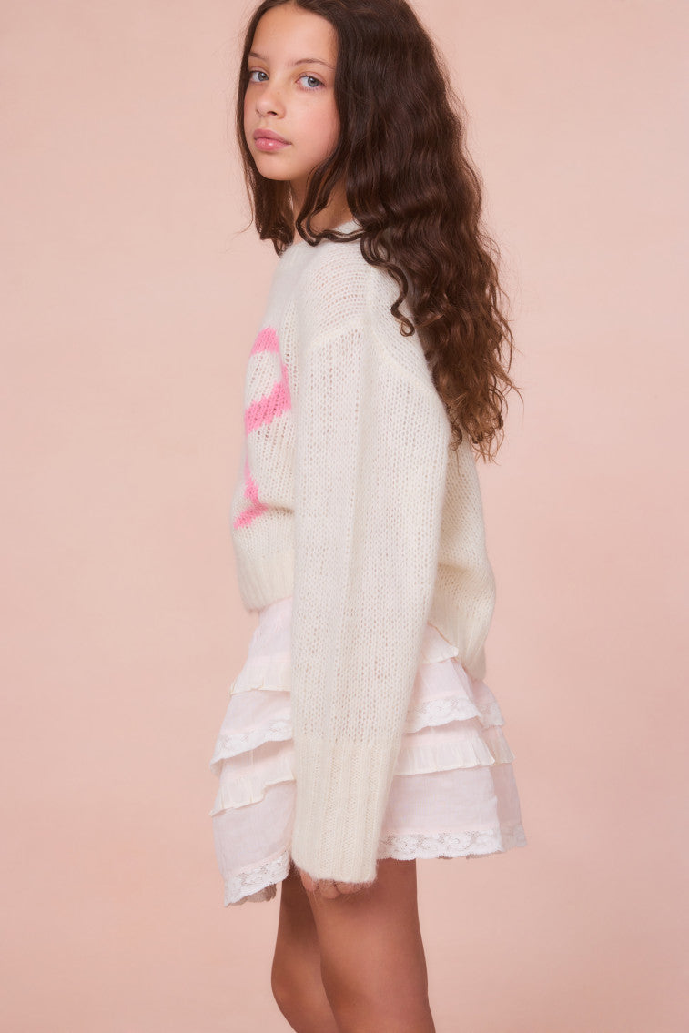 Girls Amya Wool Bow Pullover - Image 3