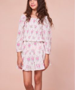 Girls Malva Cotton Floral Top