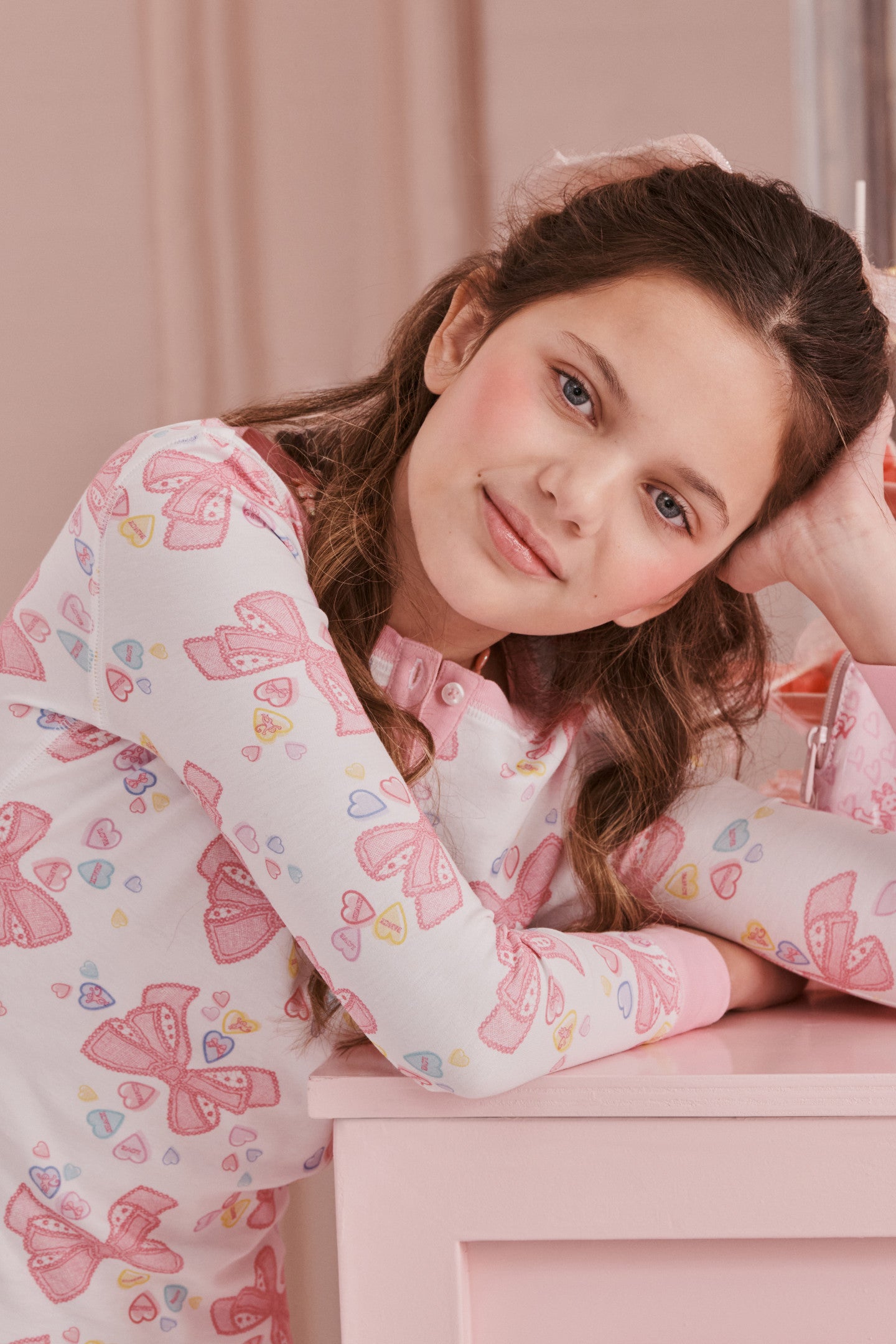 LoveShackFancy x Roller Rabbit Doily Beux Kids Pajama - Image 3