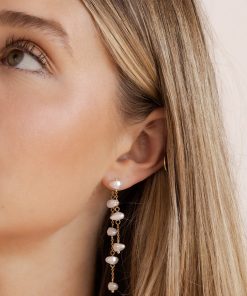 Evie Jewelry Faux Pearl Drop Earrings