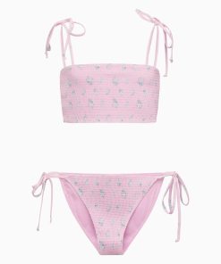 Tween Asta Smocked Floral Bikini