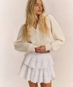 Avignon V-Neck Crop Cardigan