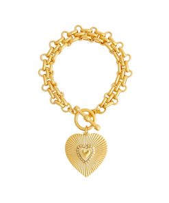 Brinker+Eliza Hart Charm Bracelet