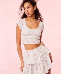 Cambron Cotton Floral Top