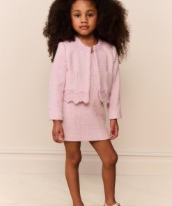 Little Girls Lace Tweed Erina Jacket