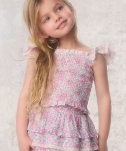 Little Girls Re-Edition Caspia Floral Top