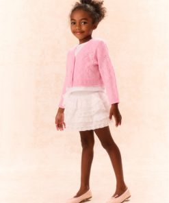 Girls Constine Wool-Cashmere Cardigan