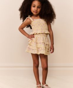 Little Girls Blooming Floral Billie Skirt