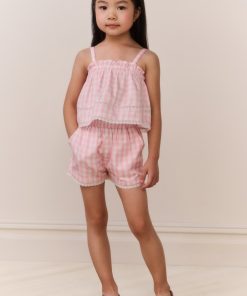 Little Girls Georgie Gingham Shorts