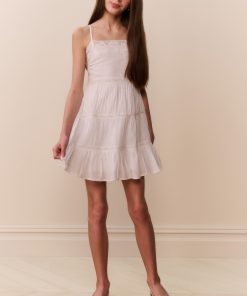 Tween Cotton Lace-Trimmed Zuri Dress