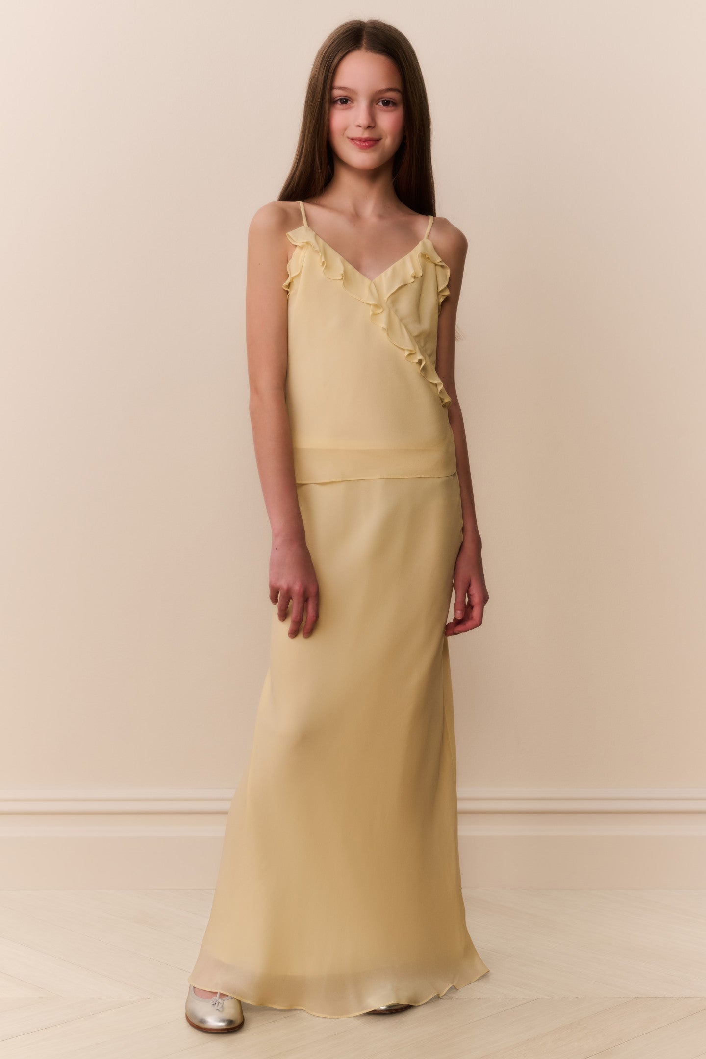 Tween Kalea Chiffon Ruffle Top - Image 3