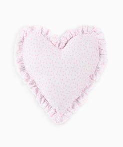 Heart Shape Ruffle Pillow