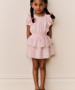 Little Girls Jaime Lace-Trimmed Cotton Dress