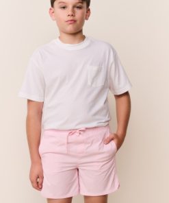 Boys Pink Swim Shorts