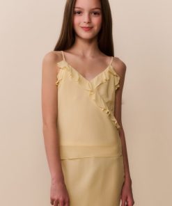 Tween Kalea Chiffon Ruffle Top