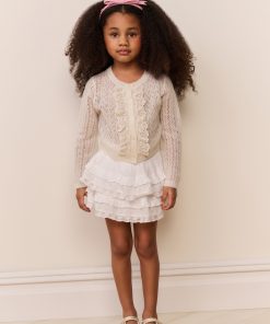 Little Girls Kena Alpaca-Wool Cardigan
