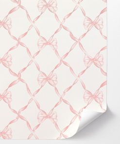 Baby Bow Peel and Stick Wallpaper