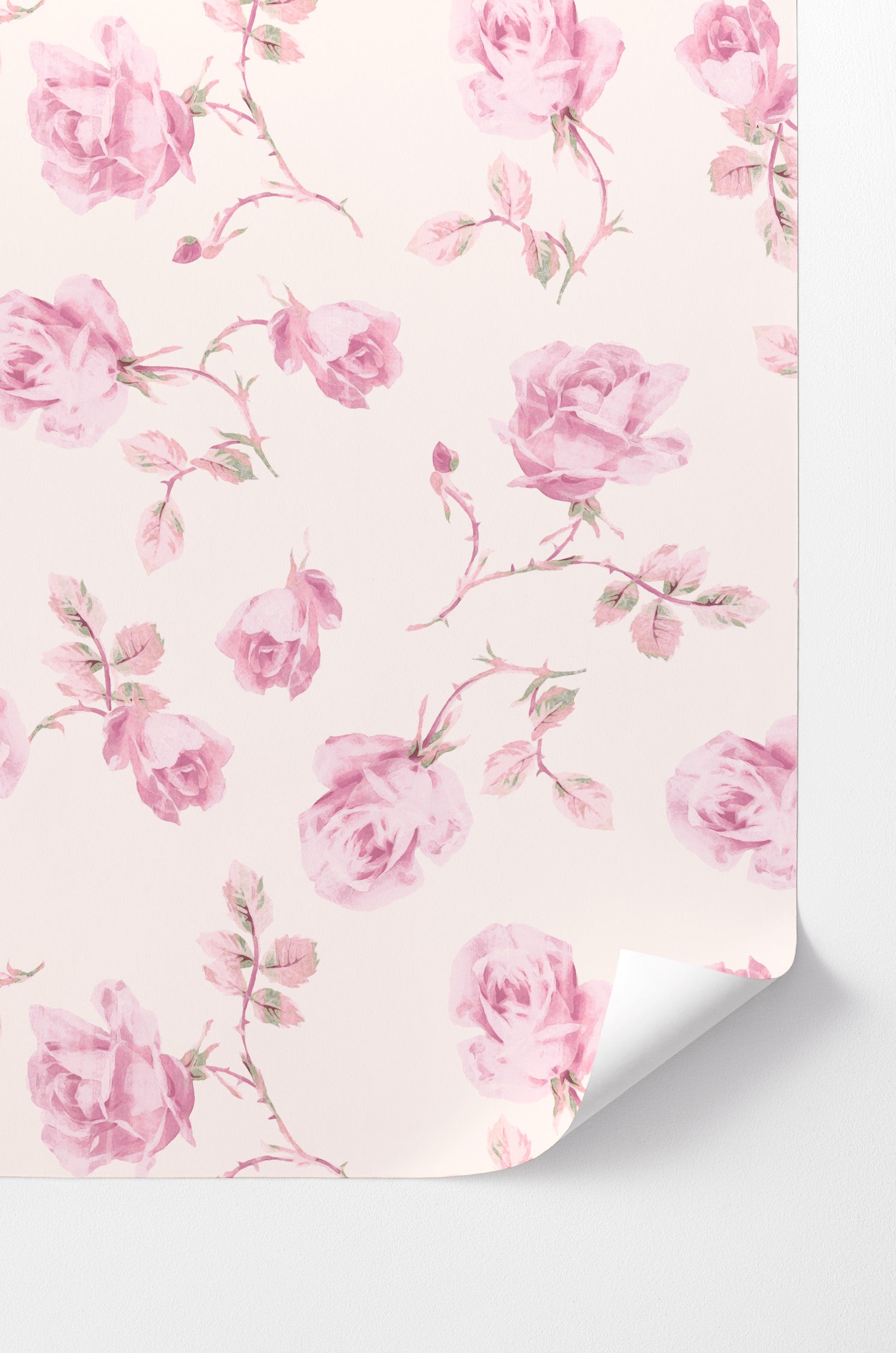 Chateau Rose Peel and Stick Wallpaper