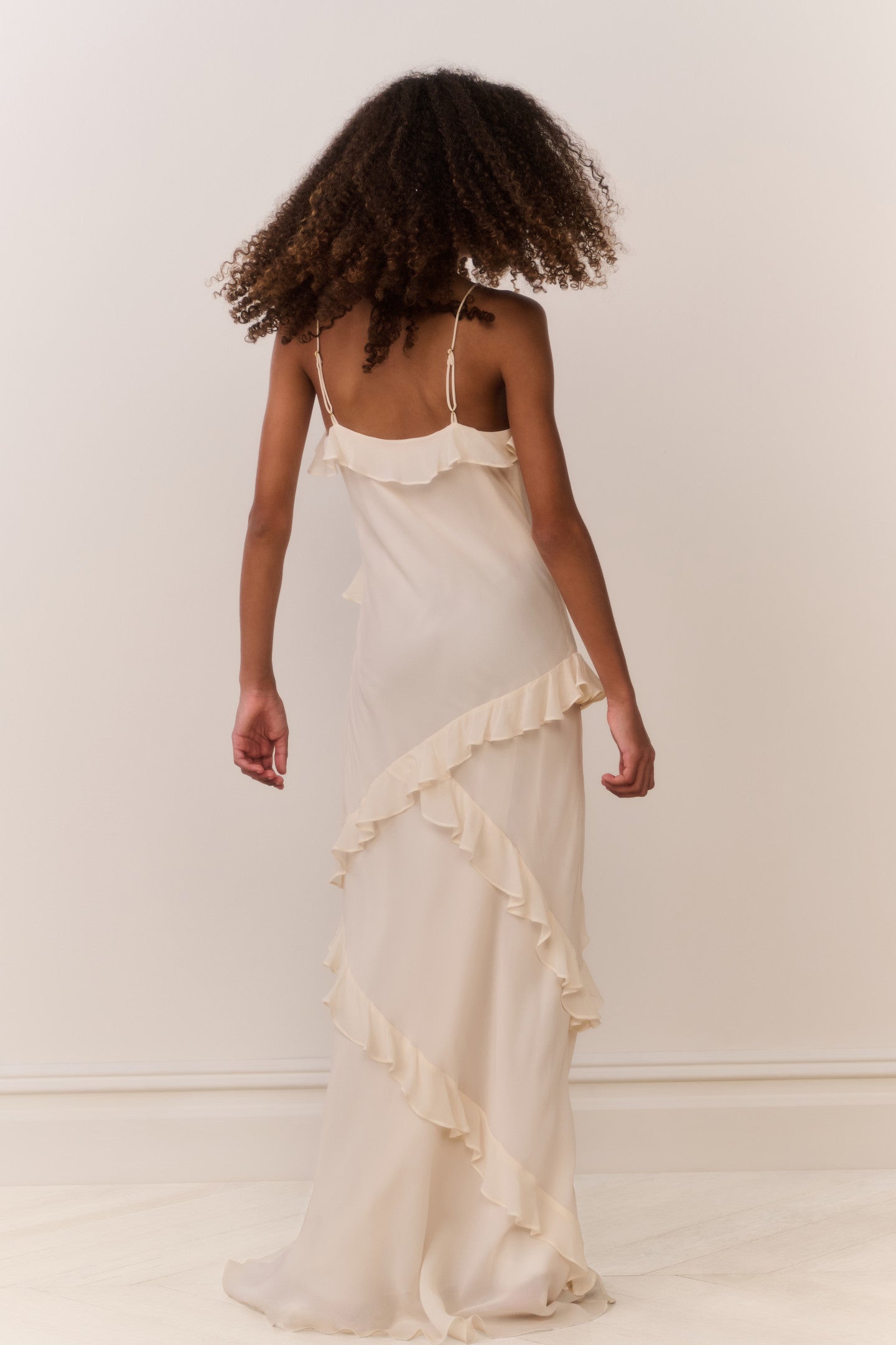 Tween Mini Rialto Cream Maxi Dress - Image 3