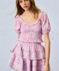 Molly Heirloom Print Top