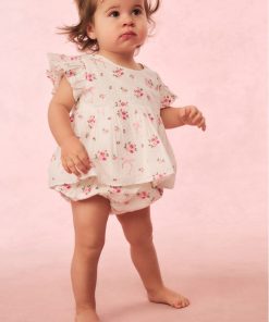 Baby Nalina Rose & Bow Bloomer