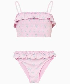 Little Girls Penni Smocked Floral Bikini