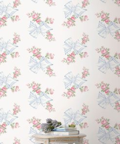 Rosa Beaux Pastel Blue Peel + Stick Wallpaper