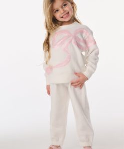 Little Girls Serafina Sequin Bow Sweatshirt