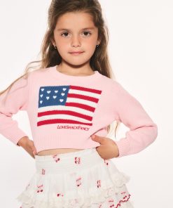 Little Girls Viennetta Heritage Flag Pullover