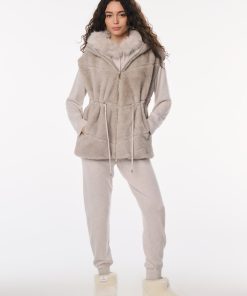 LoveShackFancy x MAX&MOI Bolo Wool-Cashmere Joggers