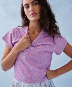Rubin Cotton Cropped Tee