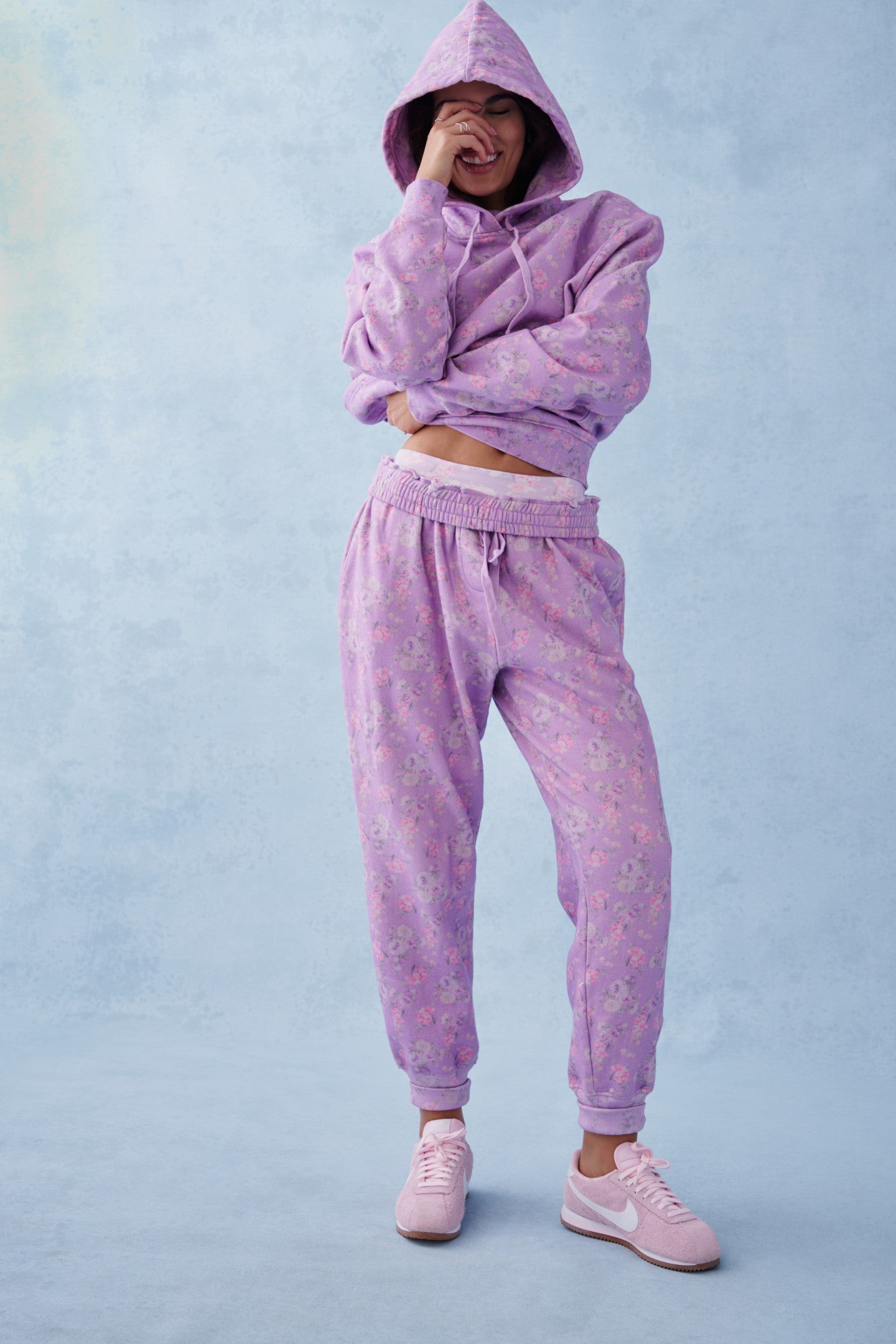 Nacova Floral Cotton Hoodie - Image 3
