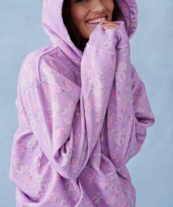 Nacova Floral Cotton Hoodie