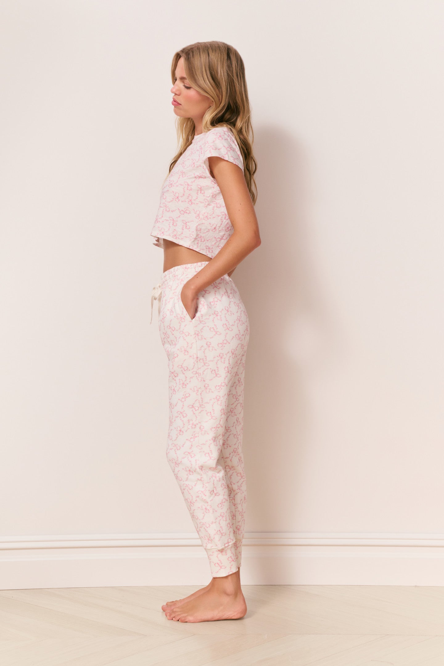 Lolana Floral Cotton Sweatpants - Image 2