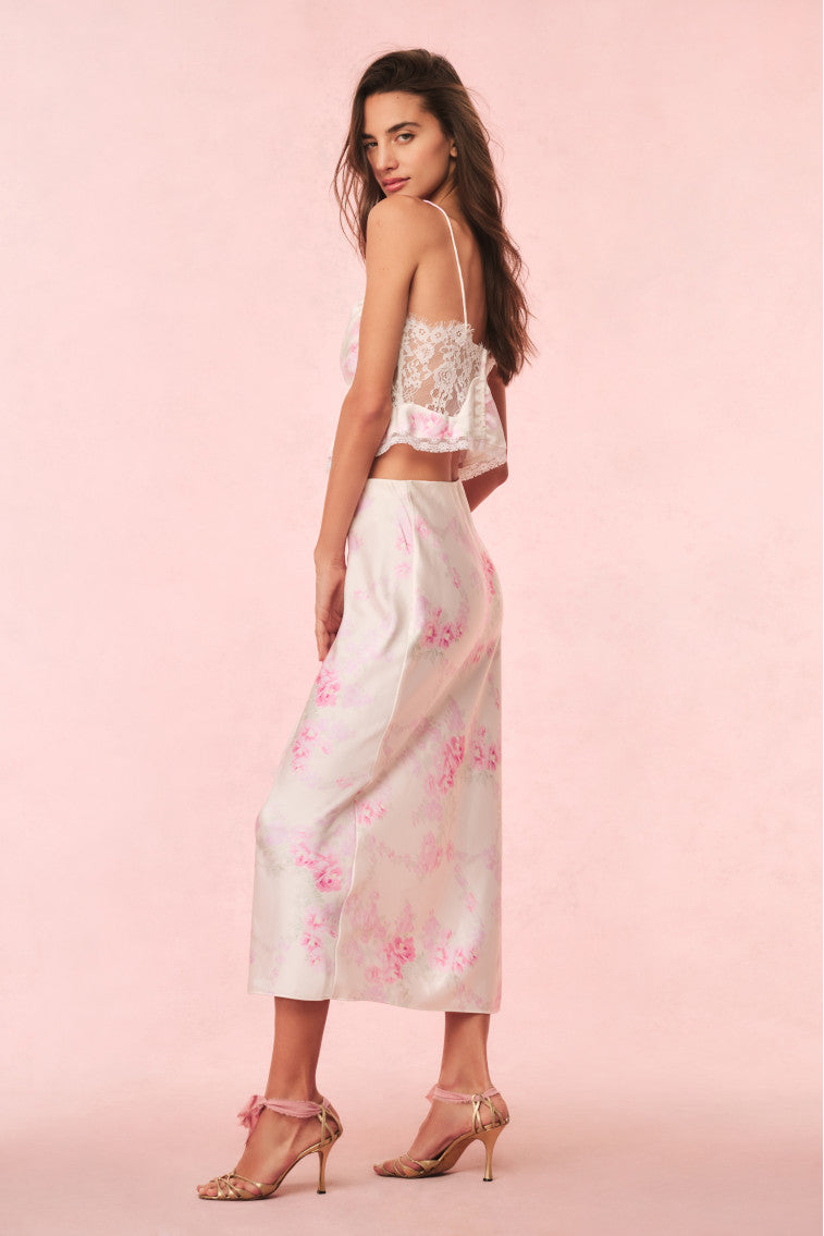 Spritely Satin Floral Cami - Image 4